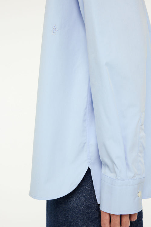 Ossian Poplin light blue