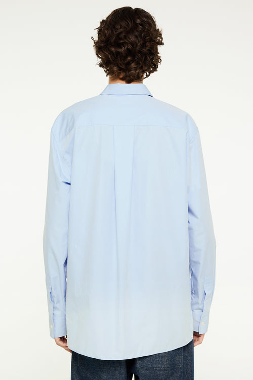 Ossian Poplin light blue