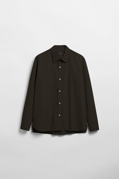 Ossian Poplin deep olive