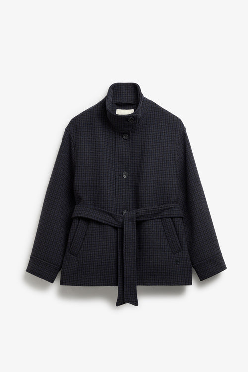 Alendra grey check