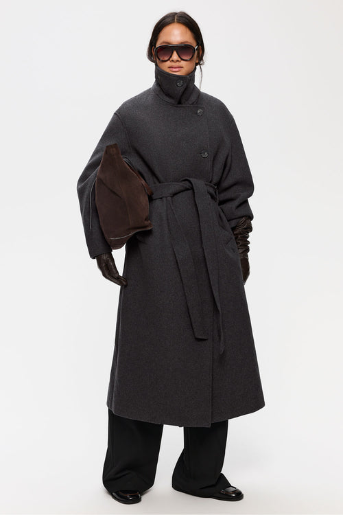 Milleah dark grey melange