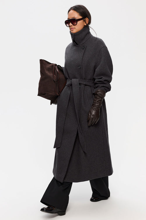 Milleah dark grey melange