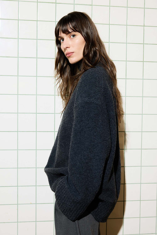 Neija dark grey melange