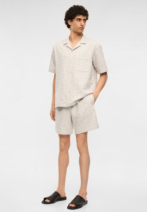 Nilio light grey check