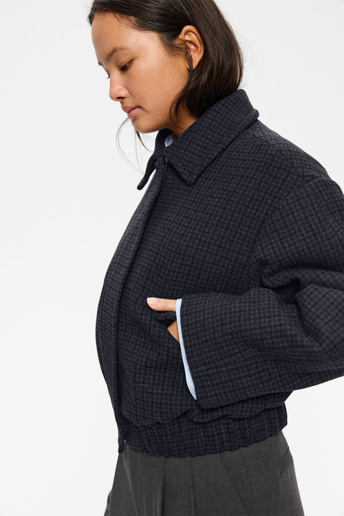 Nova grey check
