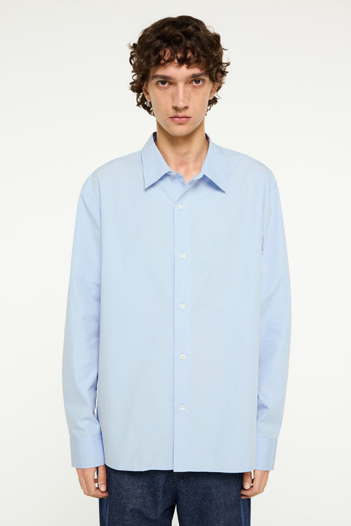 Ossian Poplin light blue