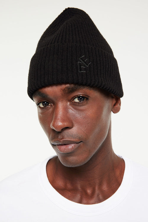 Rib hat black