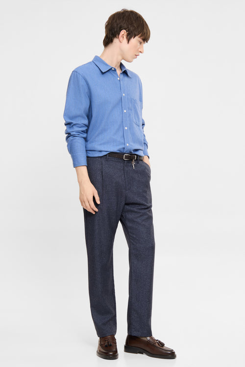 Rodrik light blue stripe