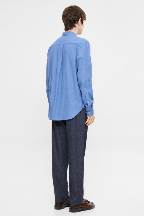 Rodrik light blue stripe