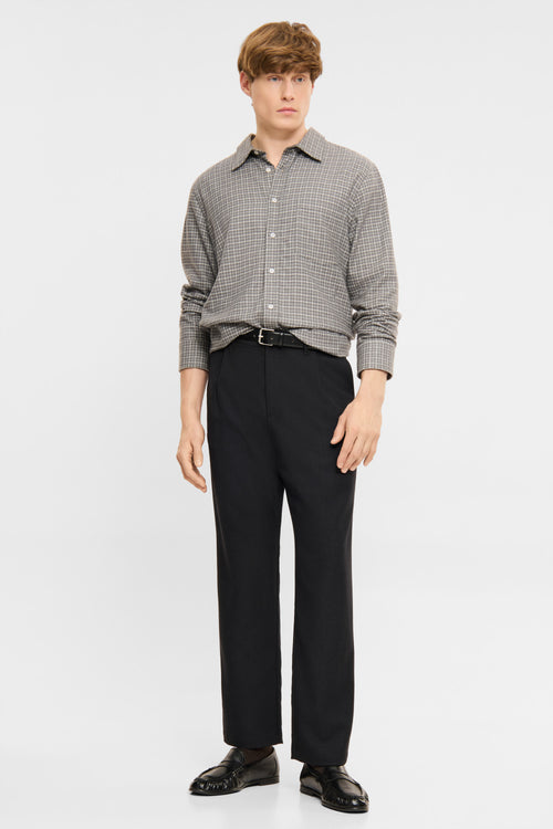 Rodrik dark grey check