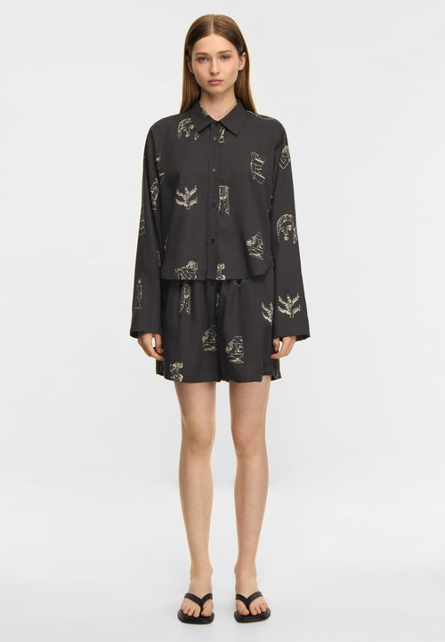 Wendely AOP night grey