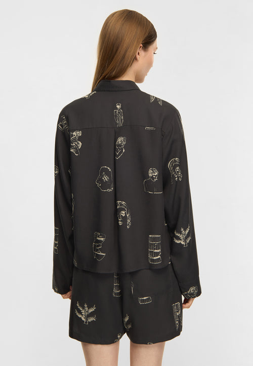 Wendely AOP night grey