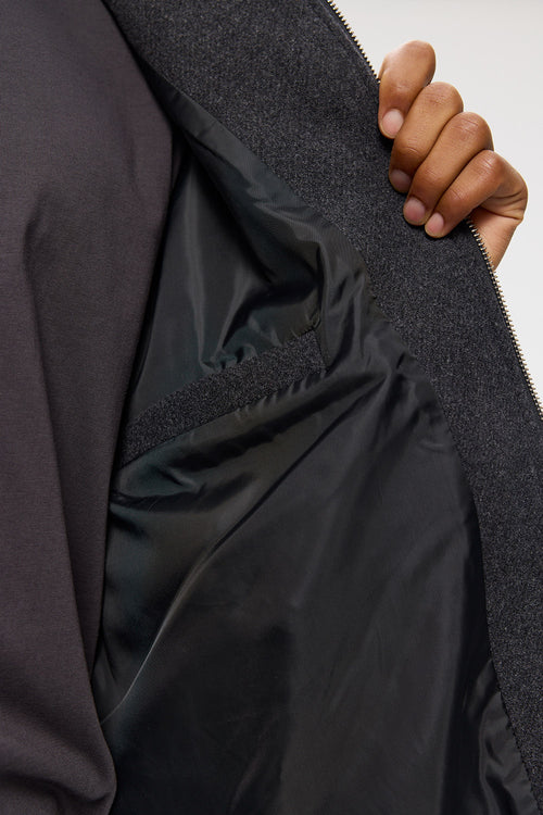 Ylve dark grey melange