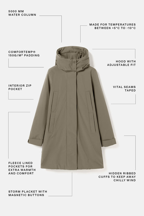 Eline silver green