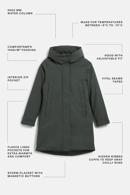 Eline slate green