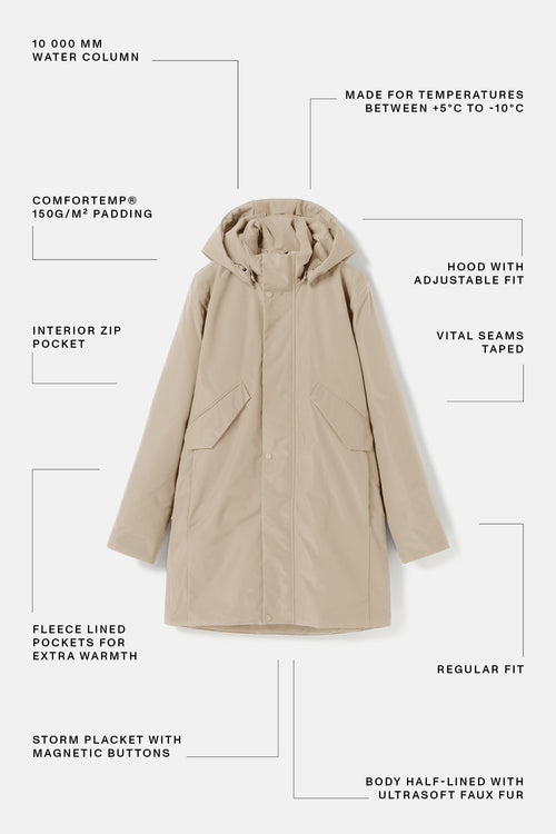 Janne sand grey
